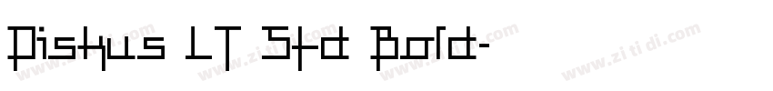 Diskus LT Std Bold字体转换